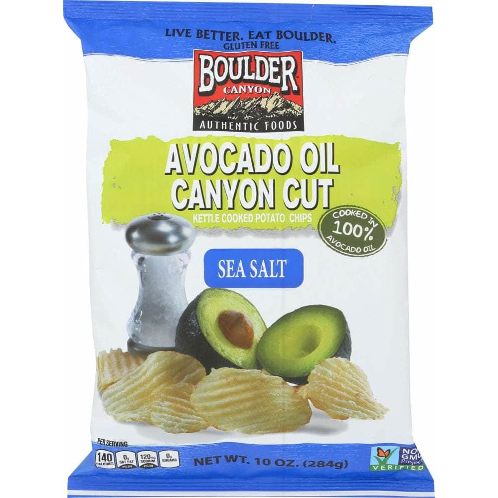 Boulder Canyon Boulder Canyon Avocado Oil Sea Salt Chip Kettle, 10 oz