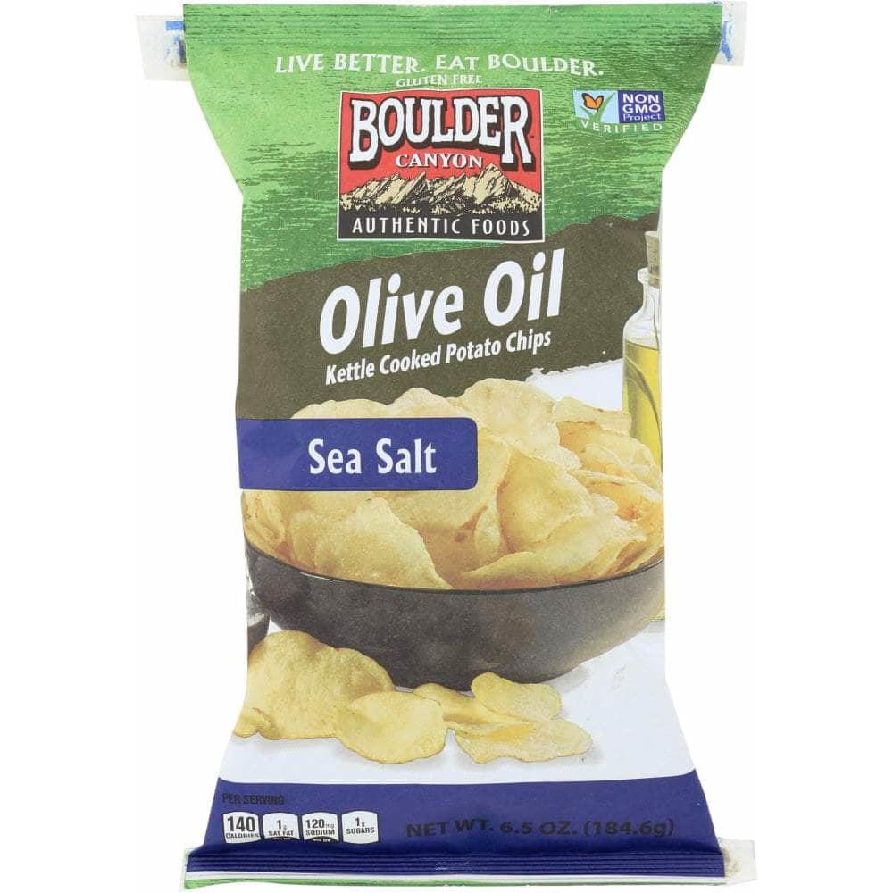 Boulder Canyon Boulder Canyon Natural Foods Kettle Cooked Potato Chips Olive Oil, 6.5 oz