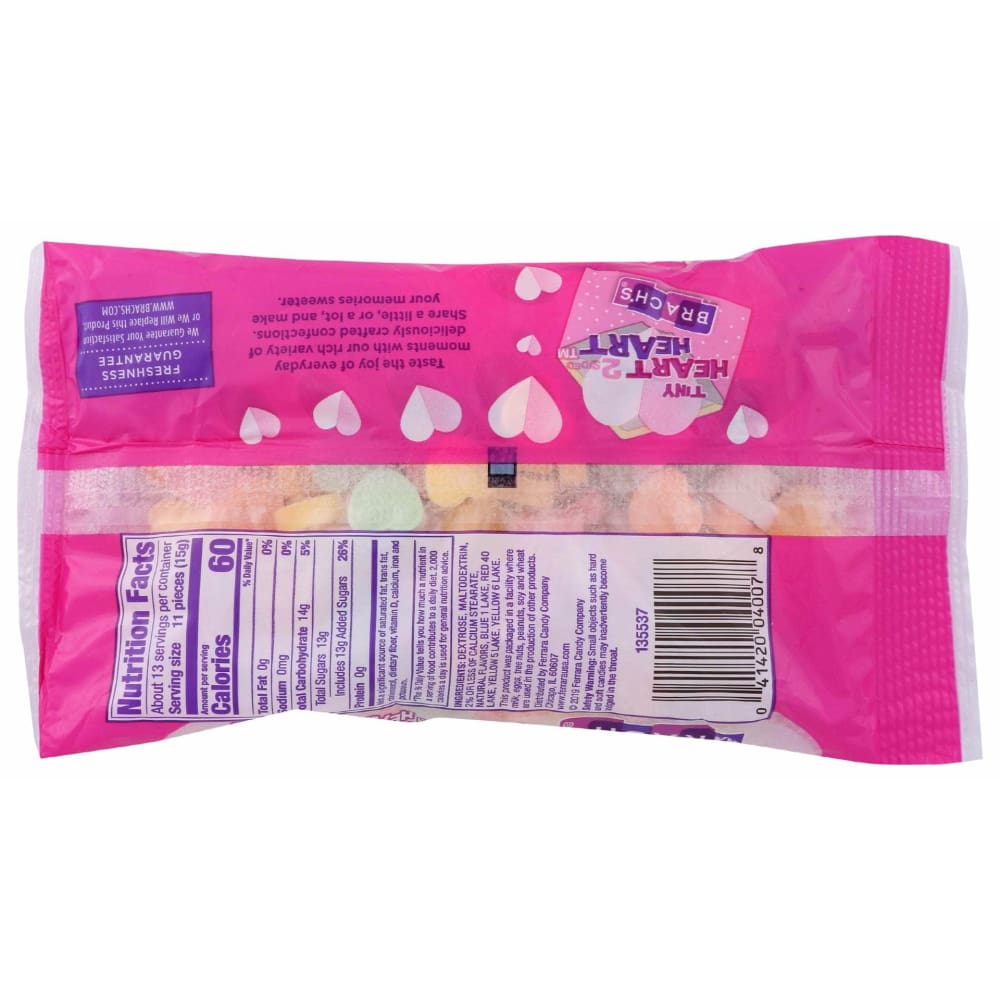 BRACHS Grocery > Chocolate, Desserts and Sweets > Candy BRACHS: Tiny Conversation Hearts, 7 oz