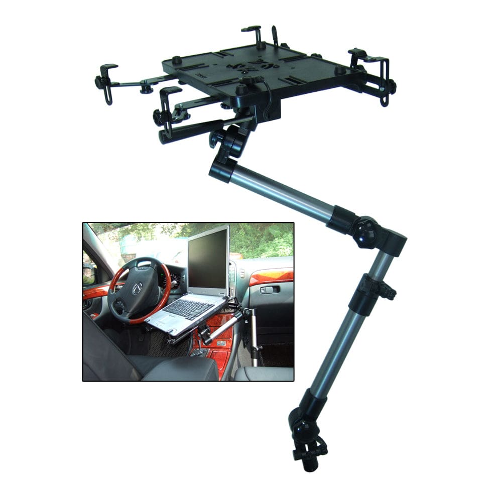 Bracketron Mobotron Universal Vehicle Laptop Mount - Automotive/RV | Vehicle Laptop Mounts - Bracketron Inc