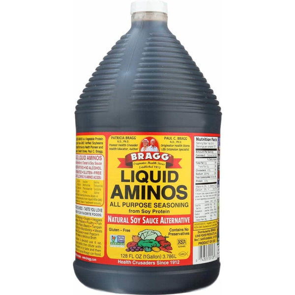 Bragg Non-GMO Liquid Aminos Soy Protein Seasoning -- 32 fl oz - Vitacost