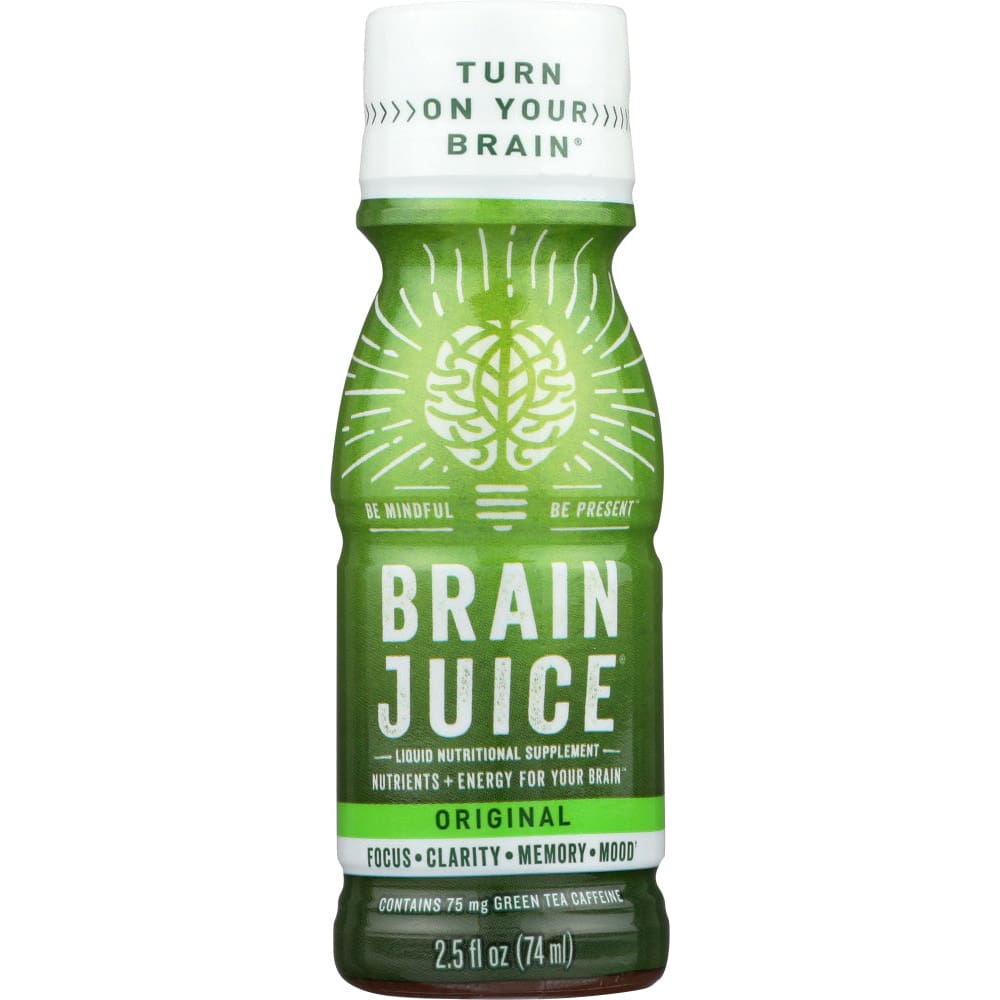 BRAINJUICE: Liquid Nutritional Supplement Energy Shot Alternative Original 2.5 fl oz (Pack of 5) - Health > Vitamins & Supplements -