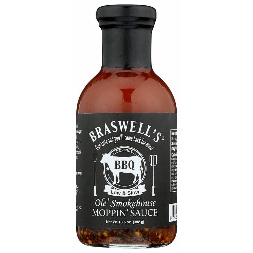 Braswells Braswell BBQ Sauce Smokehouse, 12 fl. oz.