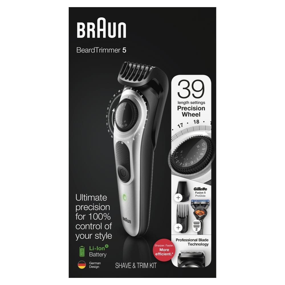 Braun Beard Trimmer BT5260 for Men - Braun