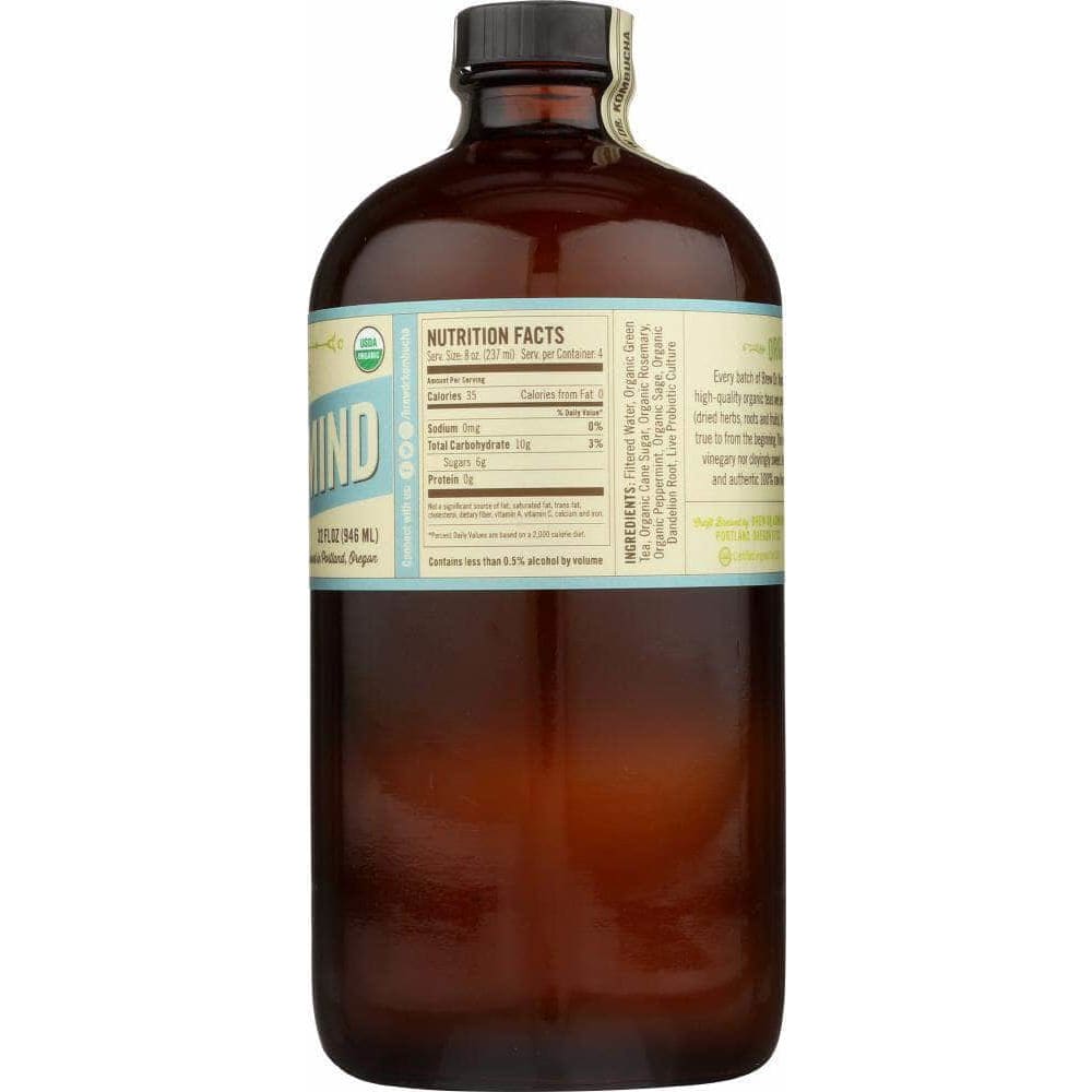 Brew Dr Kombucha Brew Dr Kombucha Kombucha Clear Mind, 32 fl oz