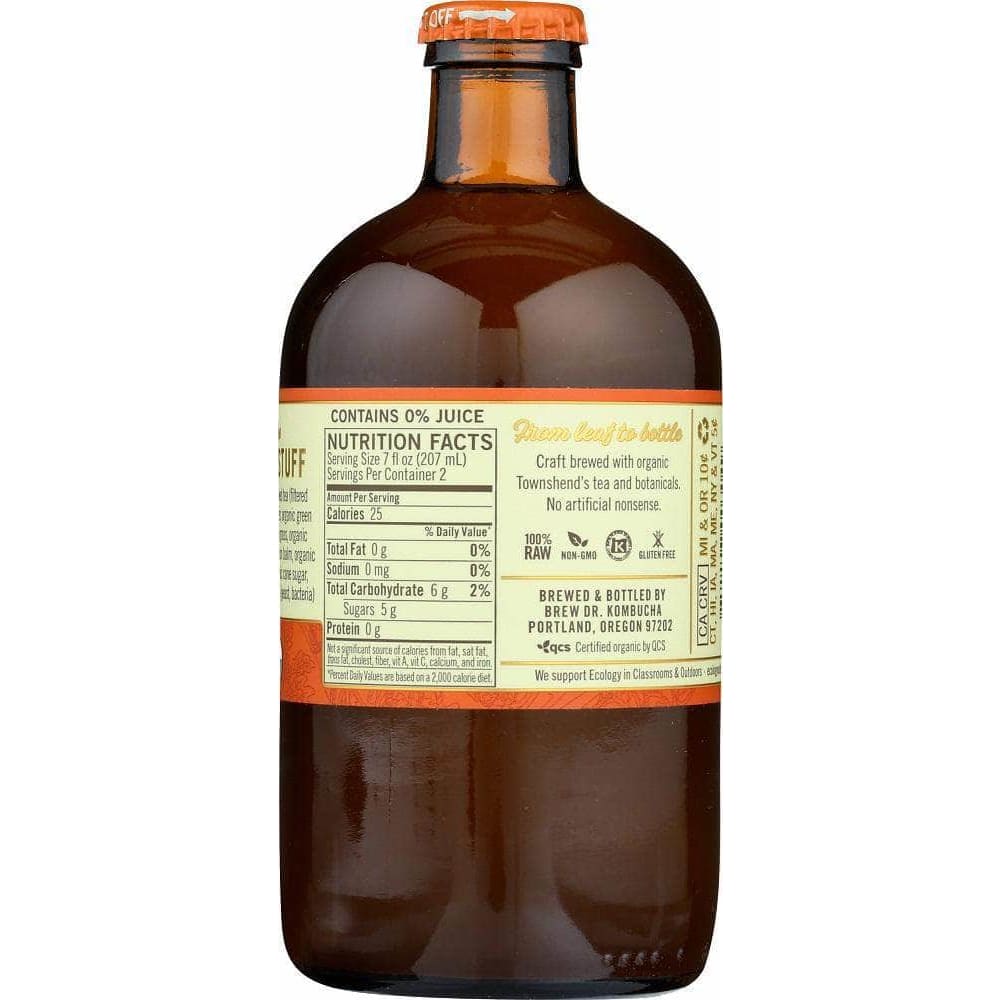 Brew Dr Kombucha Brew Dr Kombucha Kombucha Lemon Ginger Cayenne, 14 fl oz