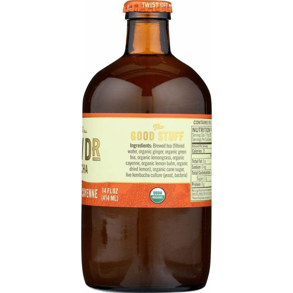 Brew Dr Kombucha Brew Dr Kombucha Kombucha Lemon Ginger Cayenne, 14 fl oz