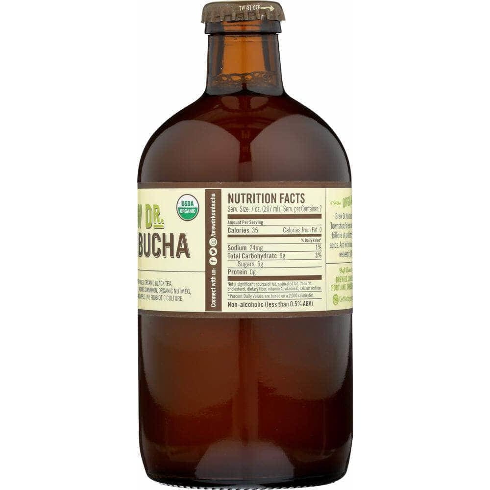 Brew Dr Kombucha Brew Dr Kombucha Kombucha Spiced Apple, 14 fl oz