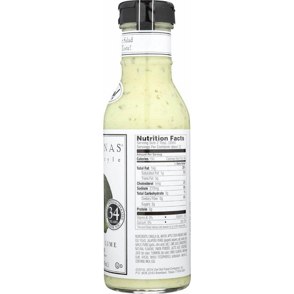 Briannas Briannas Creamy Cilantro Lime Dressing, 12 oz