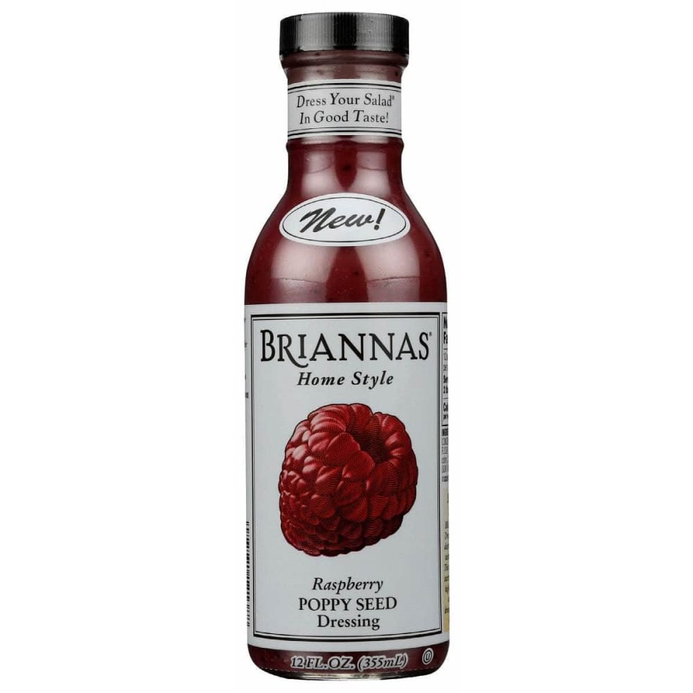 BRIANNAS Briannas Dressing Rsbry Poppy Sd, 12 Oz