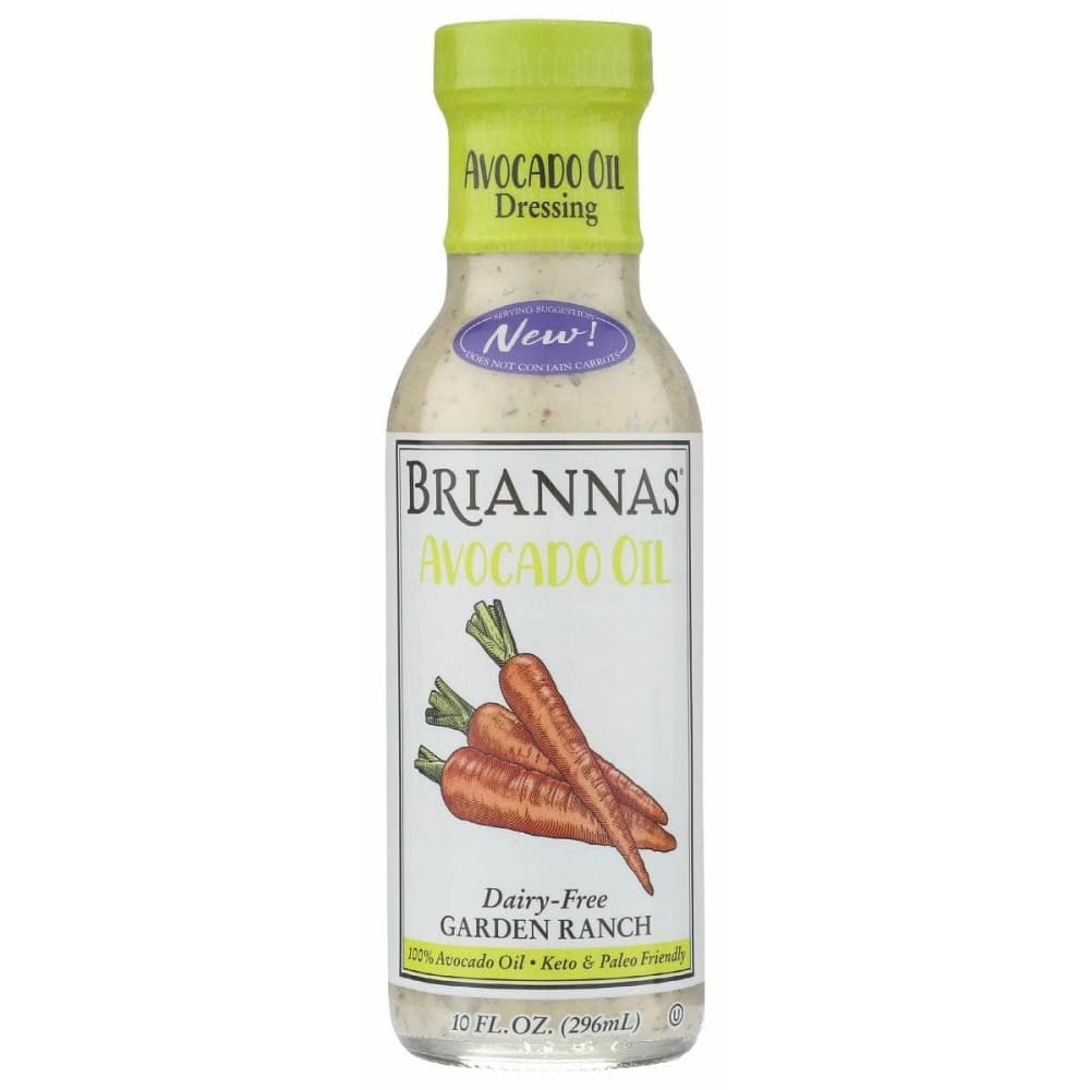 BRIANNAS Briannas Drssng Grdn Rnch W Avcd, 10 Oz