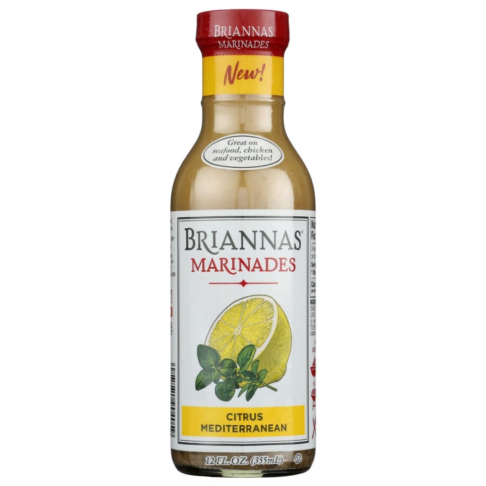 BRIANNAS: Marinade Ctrus Mdtrrnean 12 oz (Pack of 5) - BRIANNAS