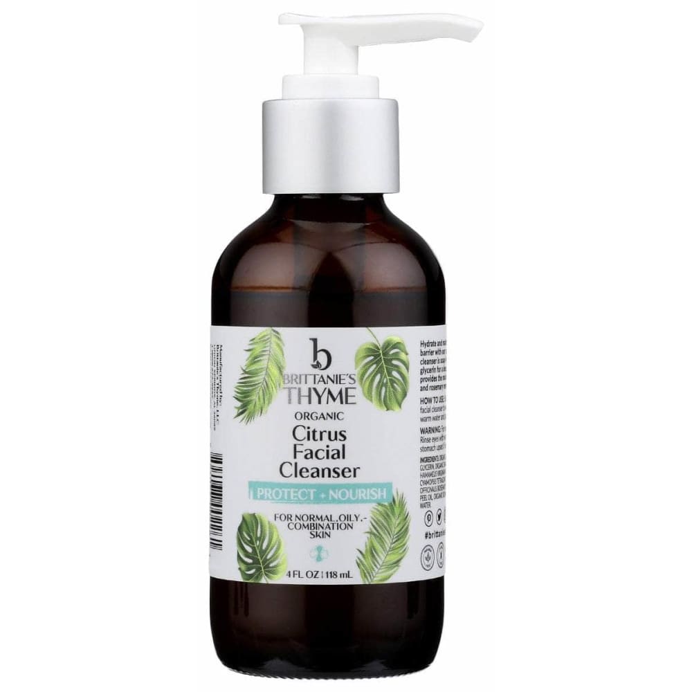 BRITTANIE'S THYME BRITTANIE'S THYME Cleanser Facial Citrus, 4 oz