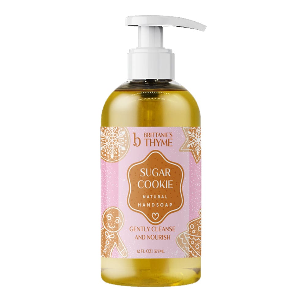 BRITTANIES THYME: Hand Soap Olive Oil Sugar Cookie 12 OZ (Pack of 4) - Beauty & Body Care > Skin Care - BRITTANIES THYME