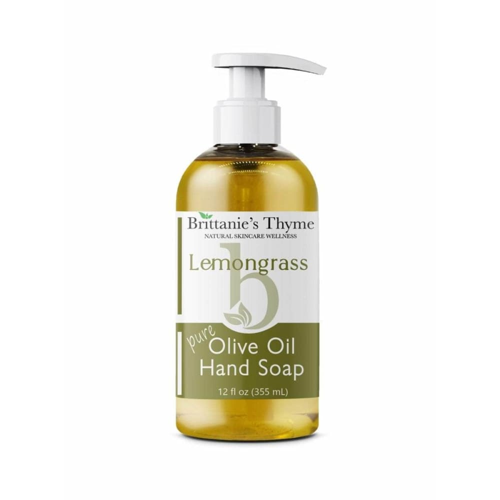 BRITTANIES THYME BRITTANIE'S THYME Lemongrass Olive Oil Hand Soap, 12 oz