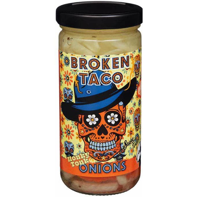 BROKEN TACO Grocery > Pantry > Food BROKEN TACO: Honky Tonk Onions, 8 oz