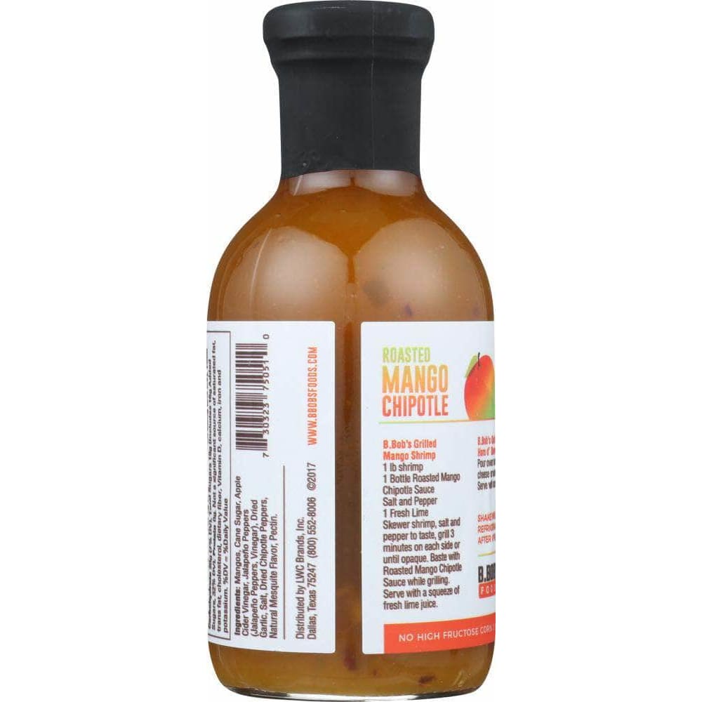 Bronco Bobs Bronco Bobs Sauce Chipotle Roasted Mango, 15.5 oz