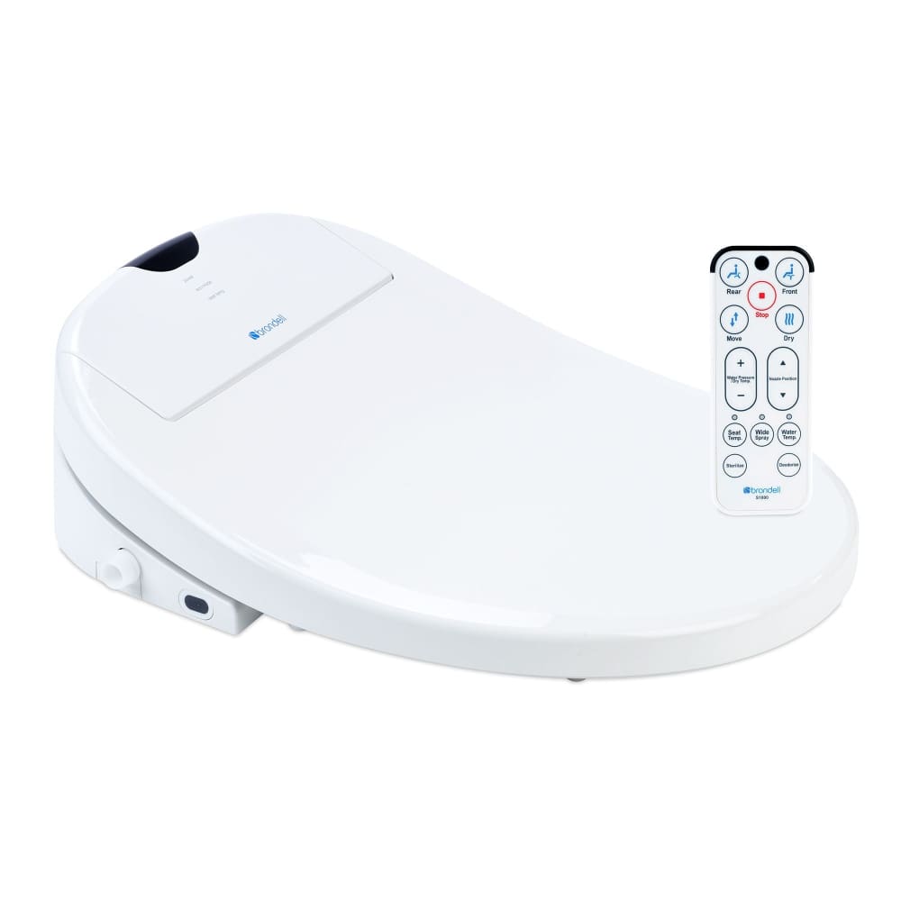 Brondell Swash 1000 Advanced Round Bidet Toilet Seat - White - Brondell