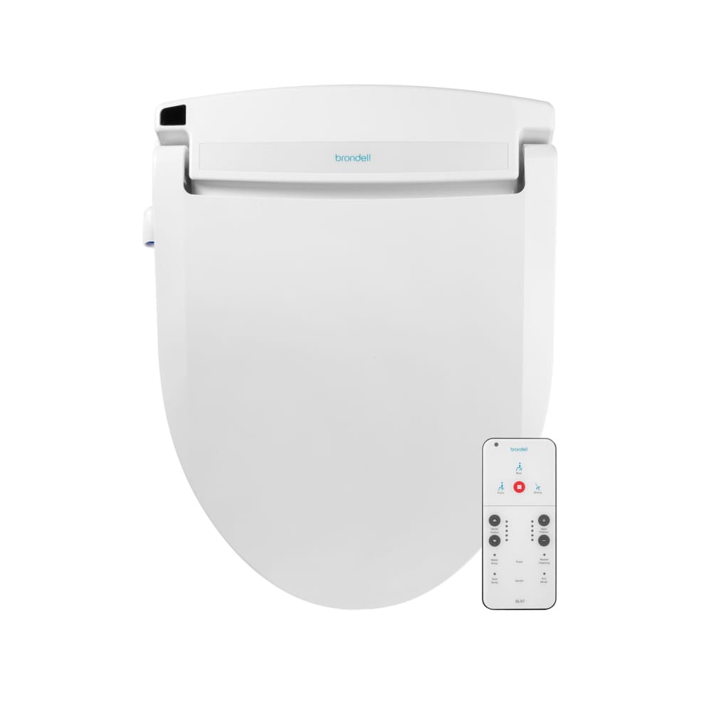 Brondell Swash Select BL97 Remote Controlled Bidet Seat - Round White - Brondell