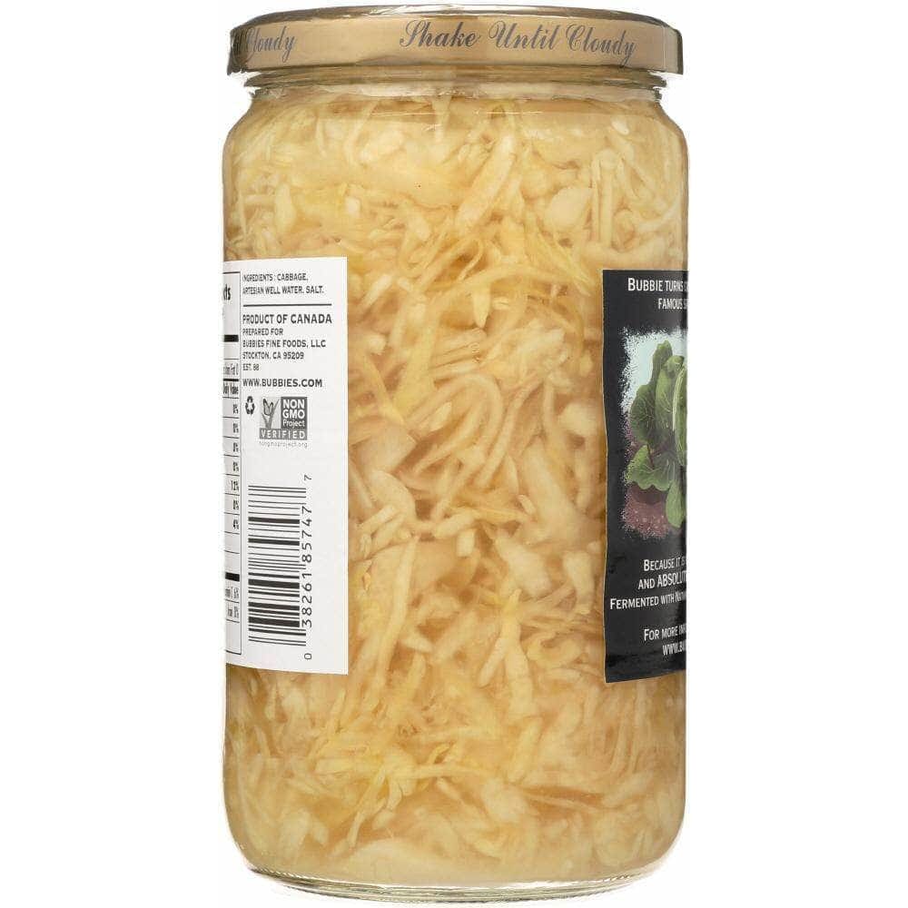 Bubbies Bubbies Sauerkraut, 25 oz