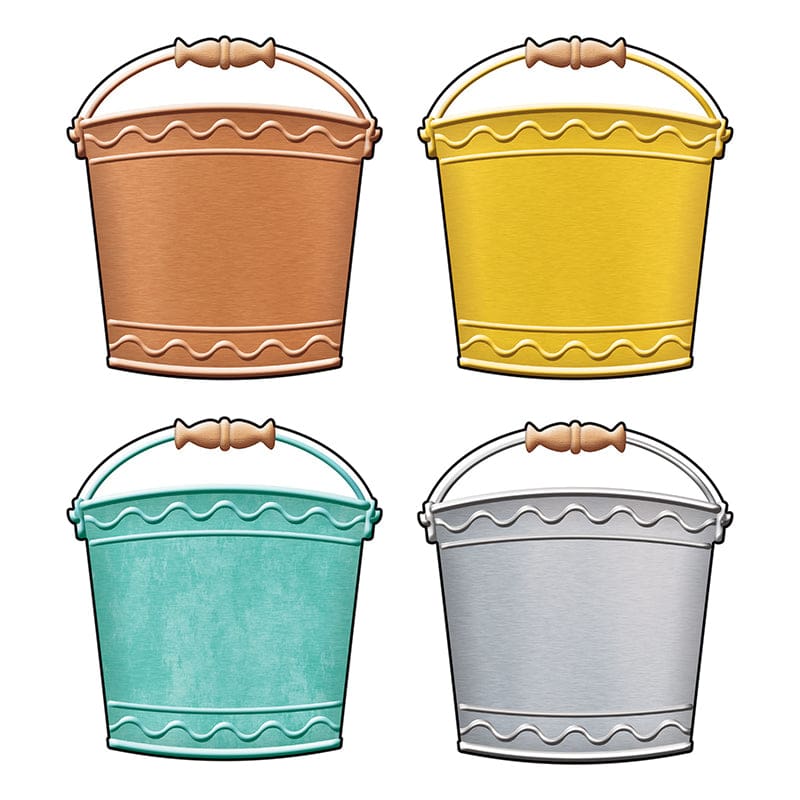 Buckets Classic Accents Variety Pk I Love Metal (Pack of 6) - Accents - Trend Enterprises Inc.