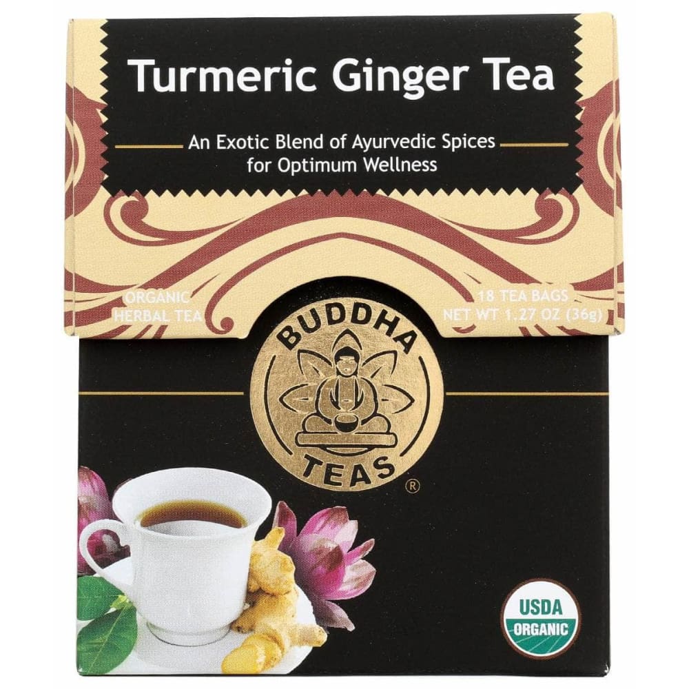 BUDDHA TEAS BUDDHA TEAS Tea Turmeric Ginger, 18 bg