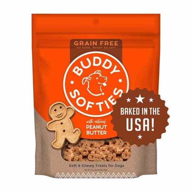 BUDDY BISCUITS BUDDY BISCUITS Grain Free Soft and Chewy Treats Peanut Butter, 5 oz