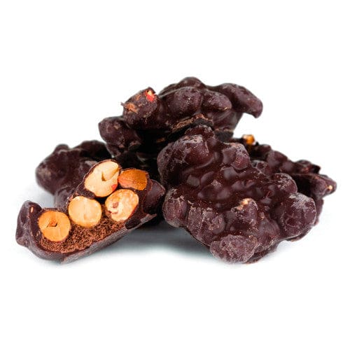 Bulk Foods Inc. Dark Chocolate Peanut Clusters 20lb - Candy/Chocolate Coated - Bulk Foods Inc.