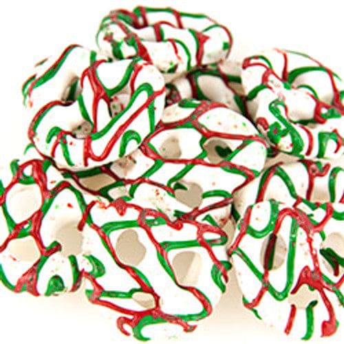 Bulk Foods Inc. Holiday Drizzle Pretzels 15lb - Seasonal/Christmas Items - Bulk Foods Inc.