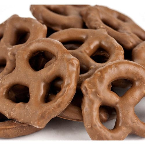 Bulk Foods Inc. Milk Chocolate Mini Pretzels 15lb - Candy/Chocolate Coated - Bulk Foods Inc.