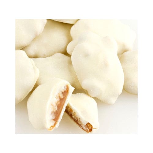 Bulk Foods Inc. White Cashew Caramel Clusters 10lb - Candy/Chocolate Coated - Bulk Foods Inc.