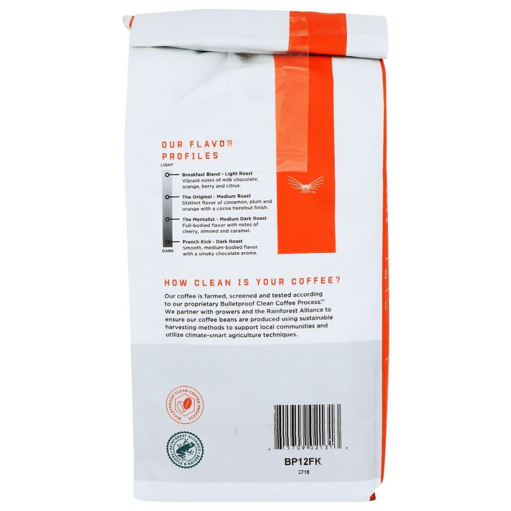 BULLETPROOF: Coffee French Kick Whole Bean 12 oz - Grocery > Beverages > Coffee Tea & Hot Cocoa - BULLETPROOF