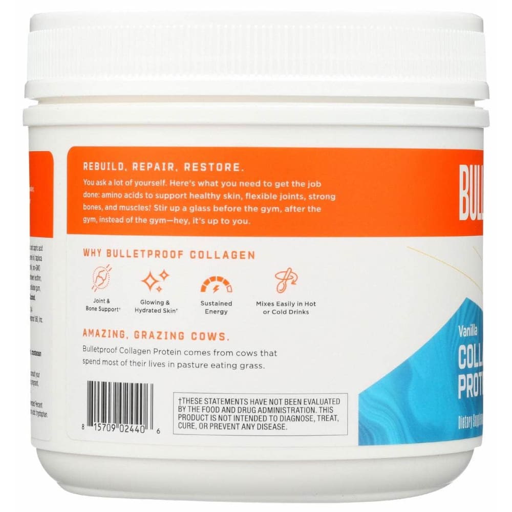 BULLETPROOF Bulletproof Collagen Protein Vanilla, 14.3 Oz