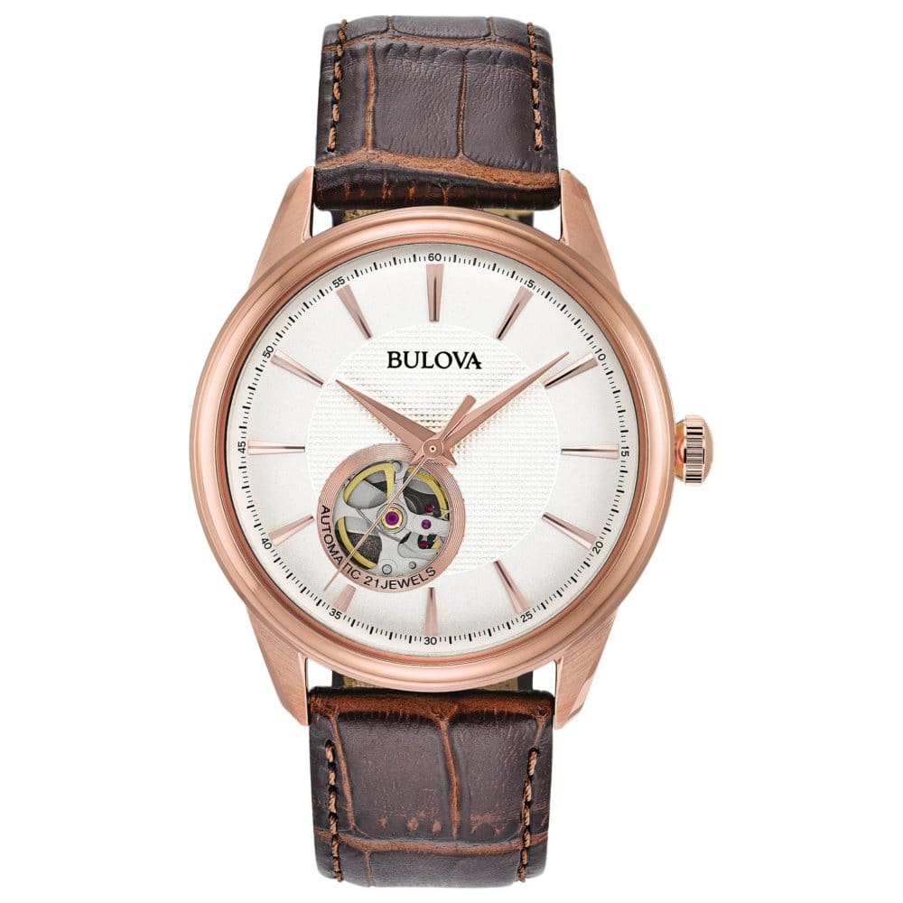 Bulova Mens Classic 3 Hand Automatic Watch - Men’s Watches - ShelHealth