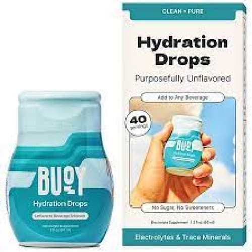 BUOY: Hydration Drop Unflavord 40 do (Pack of 3) - BUOY