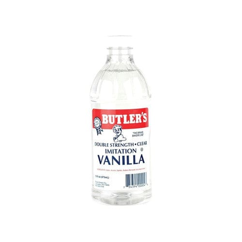 Butler’s Best Clear Double Strength Imitation Vanilla 16oz (Case of 12) - Baking/Extracts - Butler’s Best