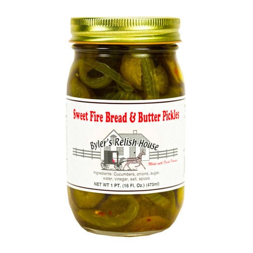 Byler’s Relish House Spicy Bread & Butter Pickles 16oz (Case of 12) - Misc/Misc Bulk Foods - Byler’s Relish House
