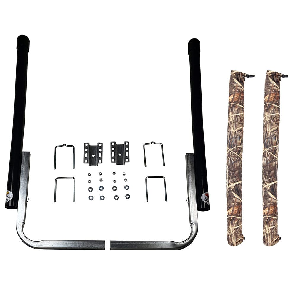 C.E. Smith 60 Black PVC Post Guide-On & FREE Camo Wet Lands Post Guide-On Pads - Trailering | Guide-Ons - C.E. Smith