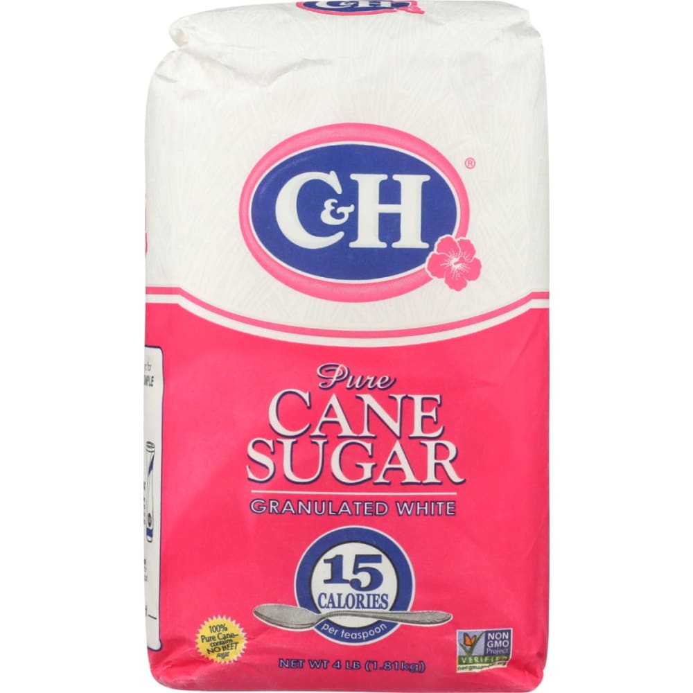 C & H: Sugar Pure Cane Granulatd 4 LB (Pack of 4) - Grocery > Cooking & Baking > Sugars & Sweeteners - C & H