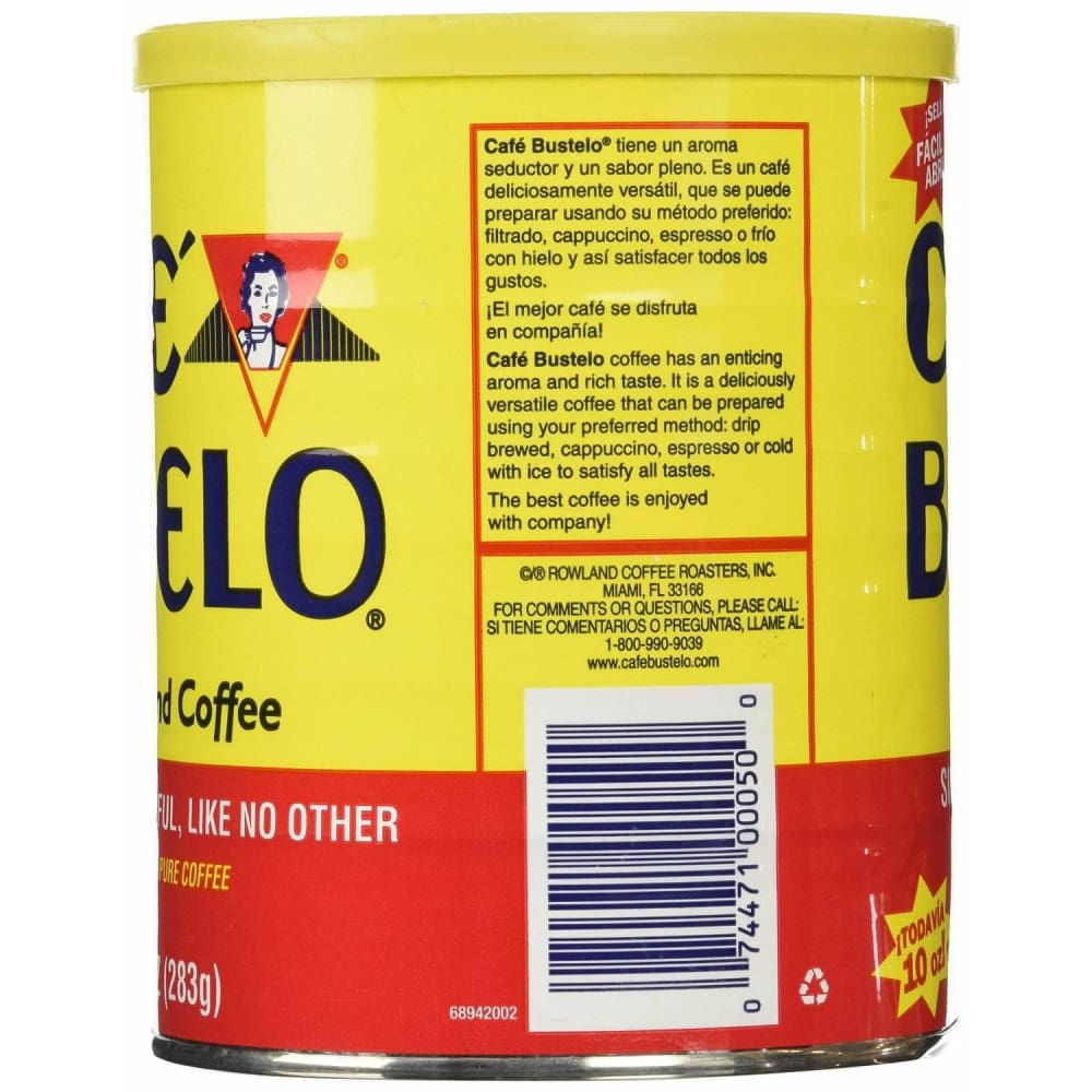 Cafe Bustelo Cafe Bustelo Espresso Ground Coffee, 10 oz