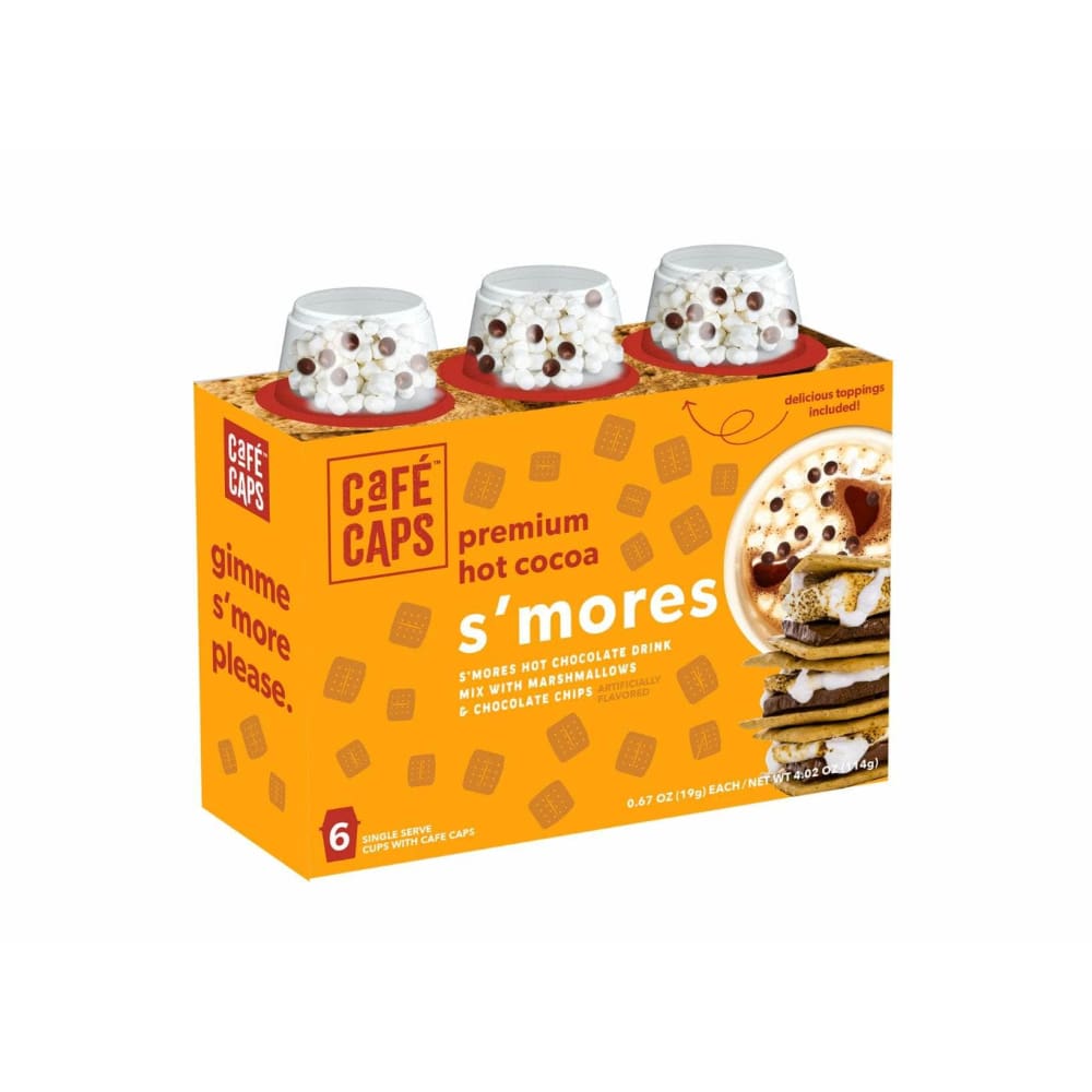 CAFE CAPS Grocery > Beverages > Coffee, Tea & Hot Cocoa CAFE CAPS Smores Premium Hot Cocoa, 6 cu