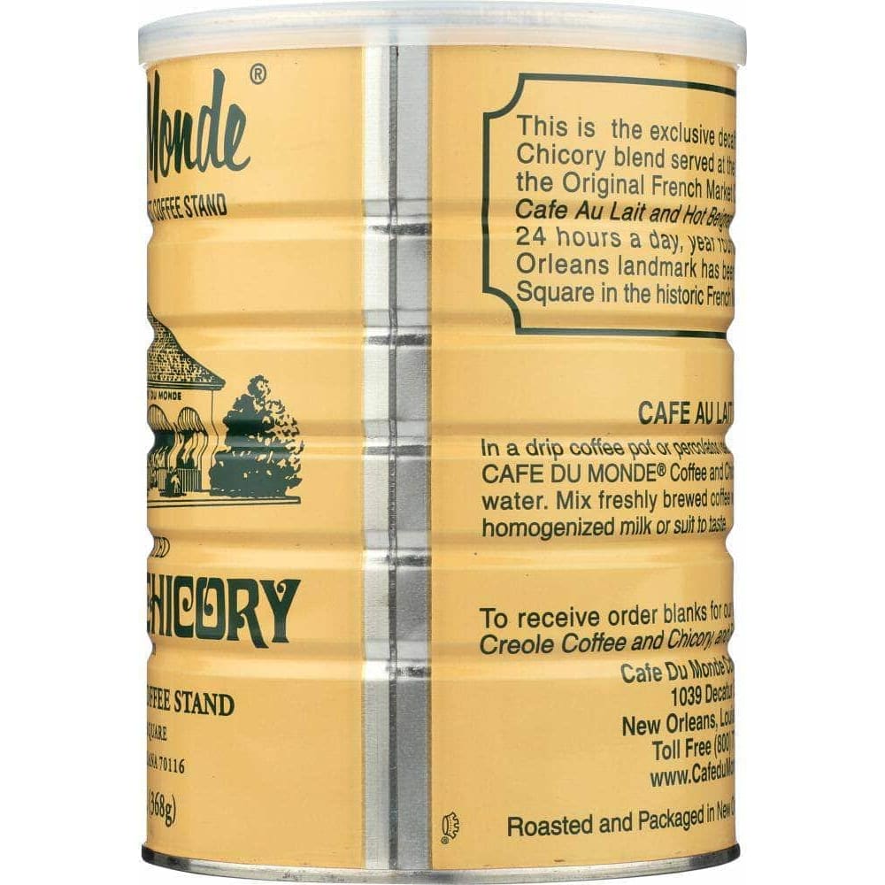 Cafe Du Monde Cafe Du Monde Decaffeinated Coffee and Chicory, 13 oz