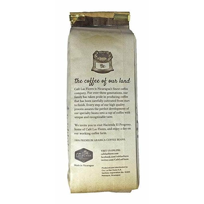 CAFE LAS FLORES Grocery > Beverages > Coffee, Tea & Hot Cocoa CAFE LAS FLORES: Coffee Whole Bean Medium Roast, 16 oz