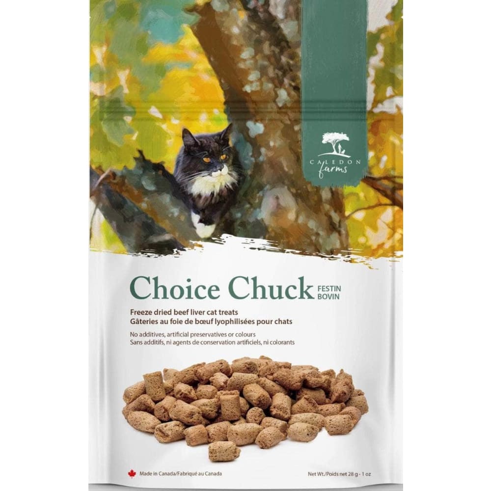 CALEDON FARMS CALEDON FARMS Choice Chuck Cat Treats, 1 oz