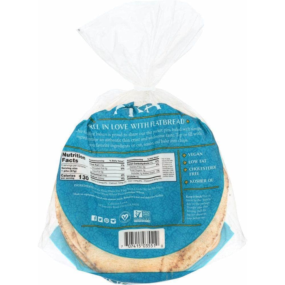 California Lavash California Lavash Traditional Pita, 12 oz