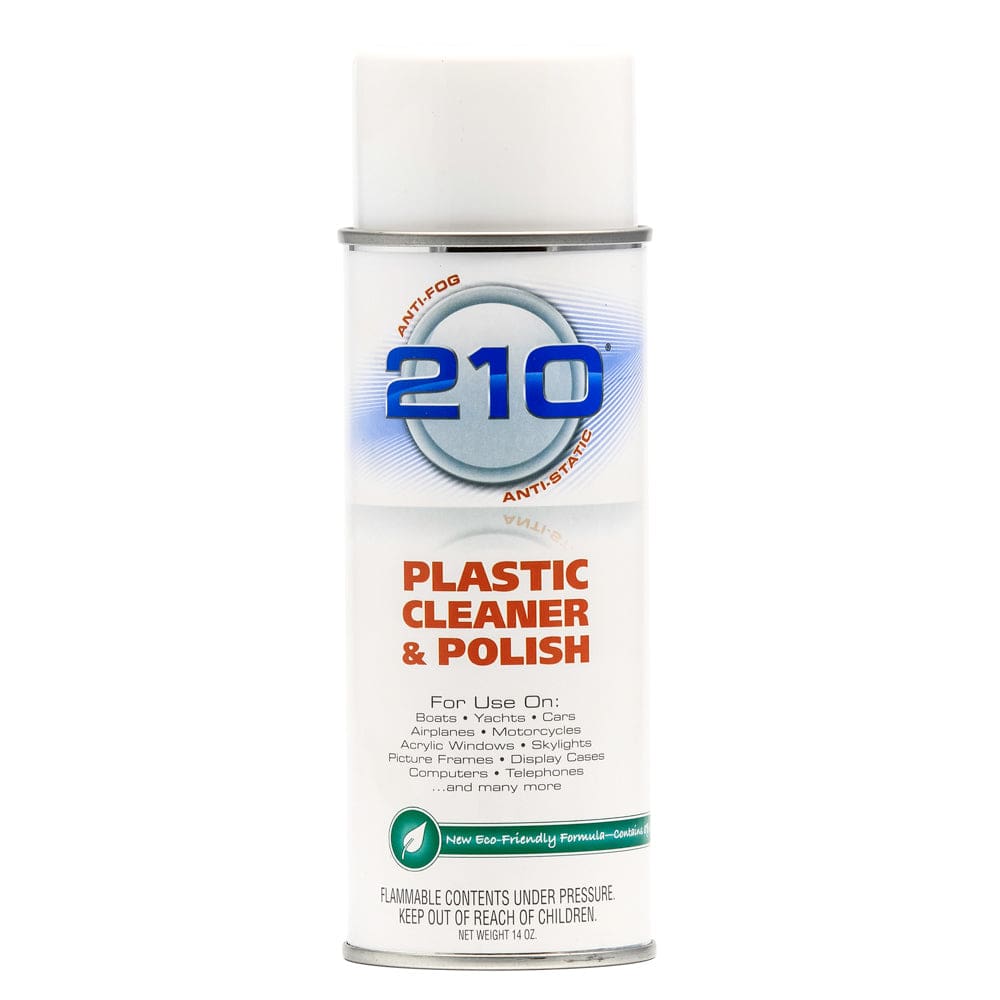 Camco 210 Plastic Cleaner Polish 14oz Spray - Boat Outfitting | Cleaning - Camco