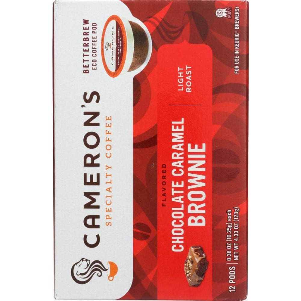 Camerons Coffee Camerons Coffee Chocolate Caramel Brownie Coffee 12 ct, 4.33 oz