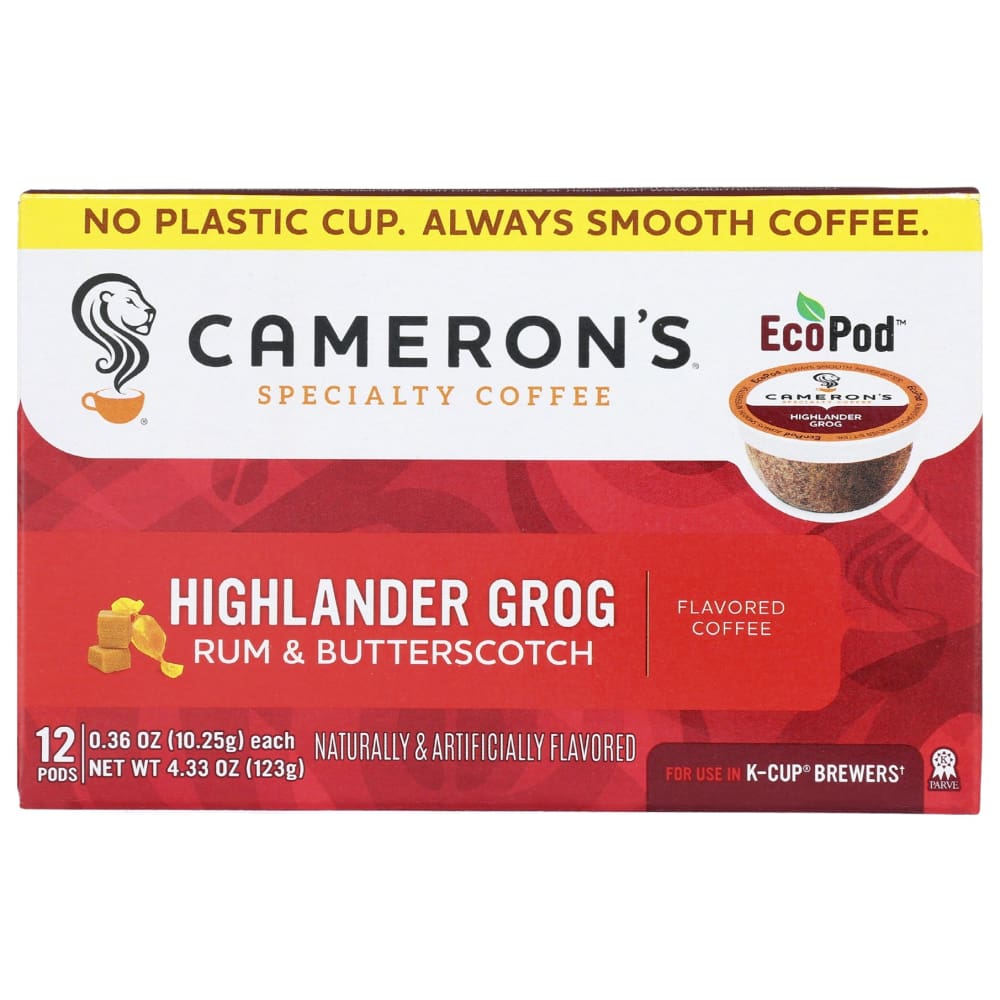 CAMERONS COFFEE: Coffee Highlander Grog 4.33 oz - Grocery > Beverages > Coffee Tea & Hot Cocoa - Camerons Coffee