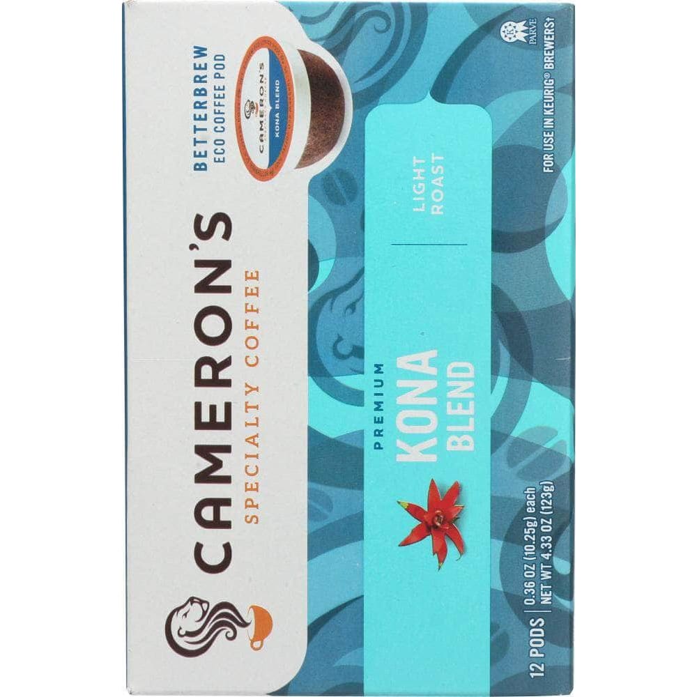 Camerons Coffee Camerons Coffee Kona Blend Coffee 12 Ct, 4.33 oz