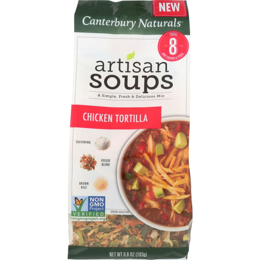CANTERBURY NATURALS: Chicken Tortilla Soup 6.8 oz (Pack of 4) - Grocery > Beverages > Coffee Tea & Hot Cocoa - CANTERBURY NATURALS